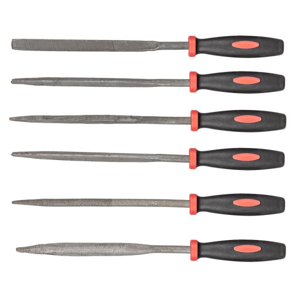 Pilniki iglaki do metalu 6 szt. TOP TOOLS 06A625