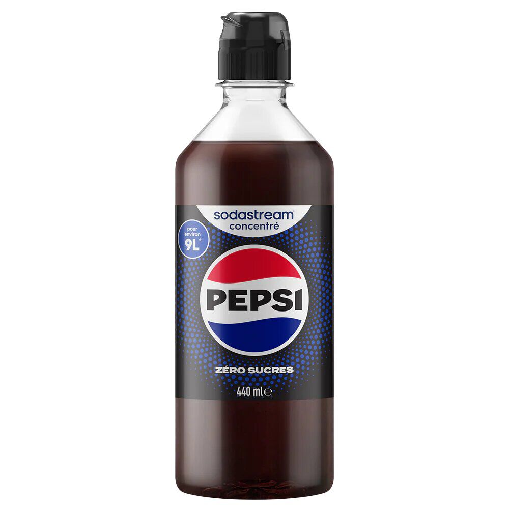 Concentré Sodastream Pepsi Zéro sucres 440ml