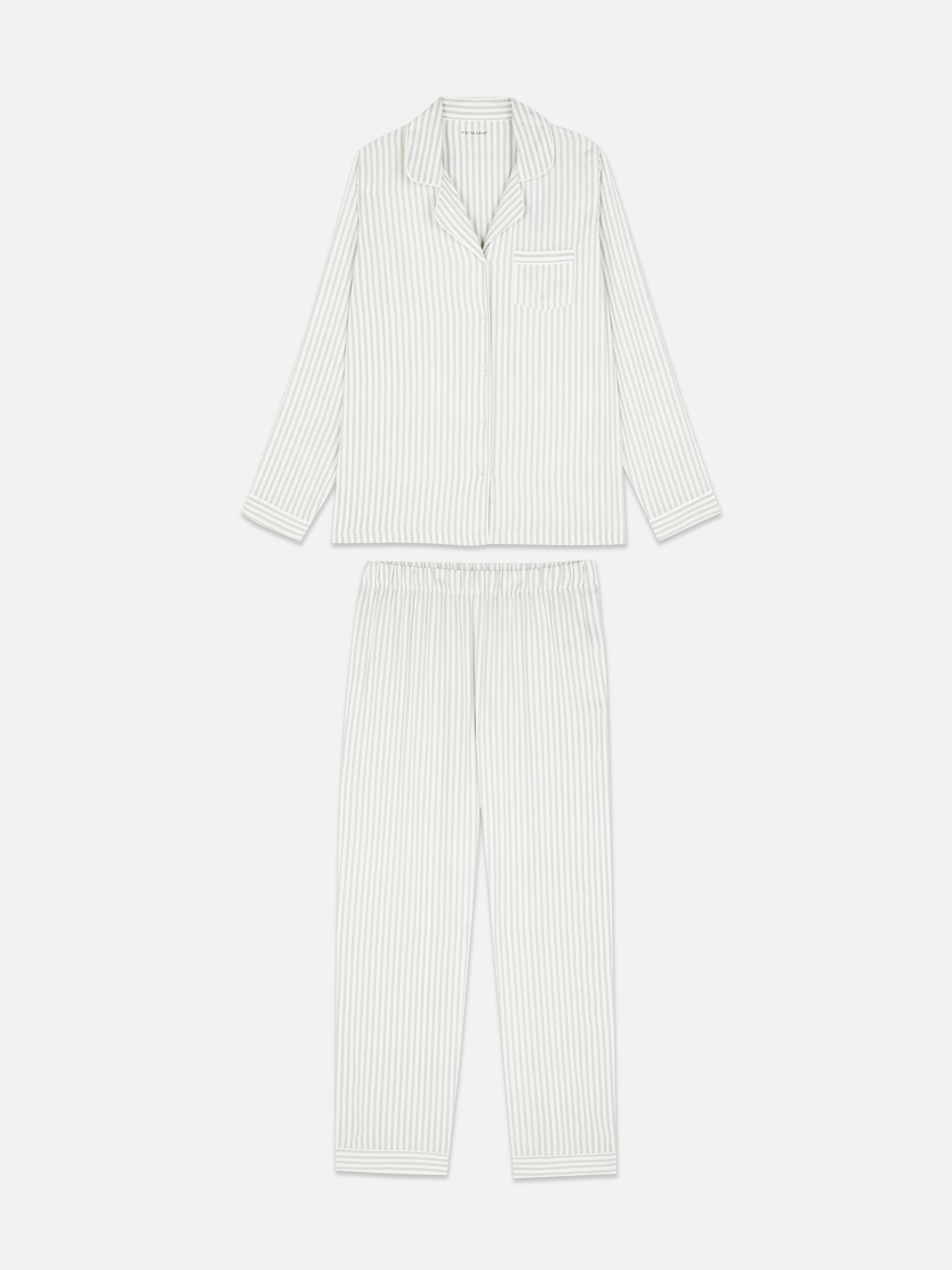 Twill Boyfriend Pajama Set