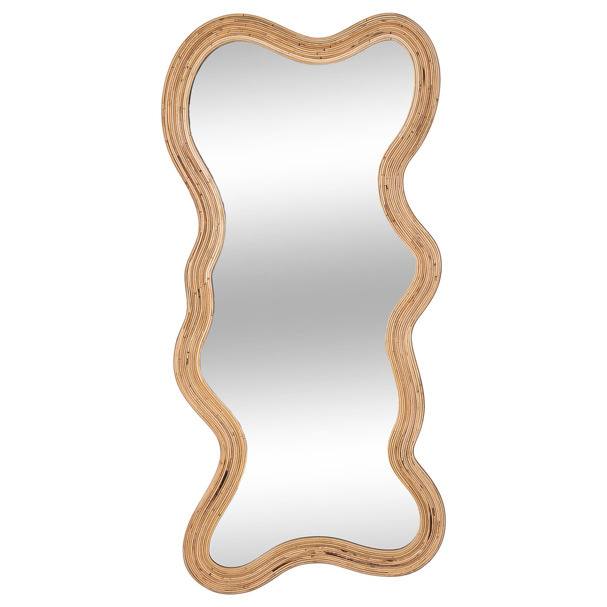 Organic mirror "Maggie" Rattan, 179x86 cm