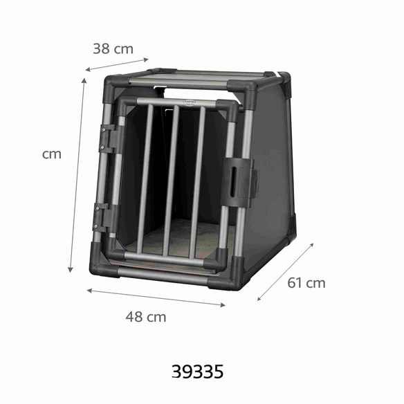 Transportbox, S, 48x56x61 cm, Aluminium graphit