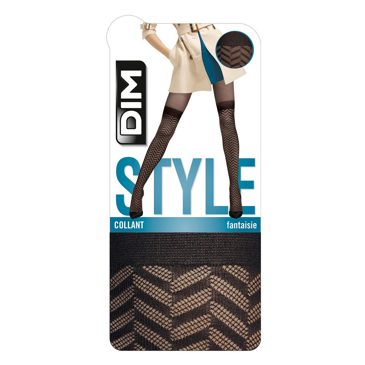 Collant chevron Illusion Style, 24D