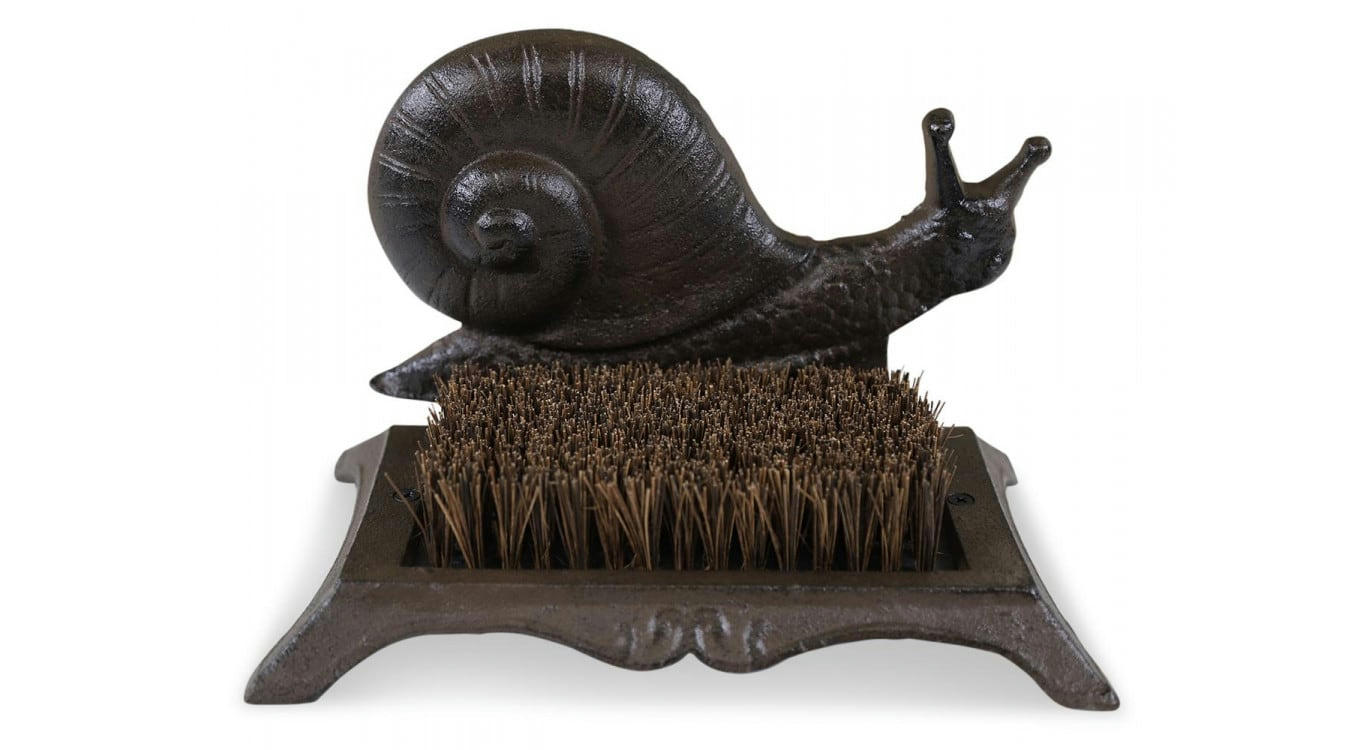 - Gratte-Pied Fonte Marron 25.5x16x17cm