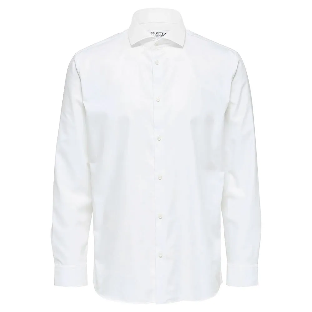 Selected Ethan Cut Away Slim long sleeve shirt
