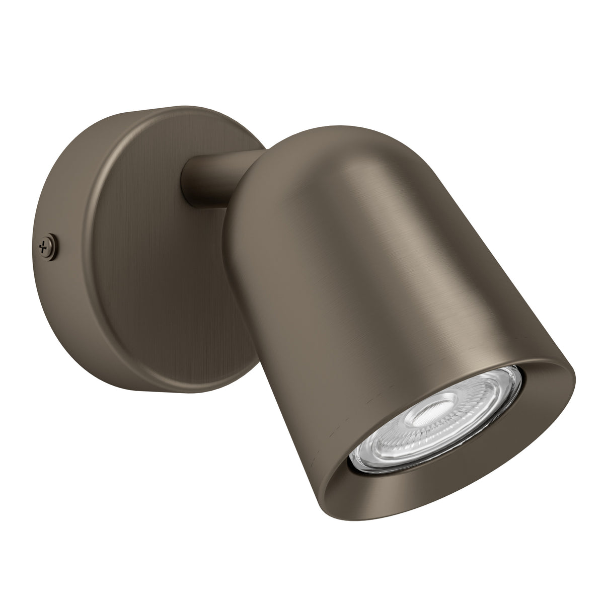 EGLO spot Camaldoli - gu10 - 8.5 cm - donker brons