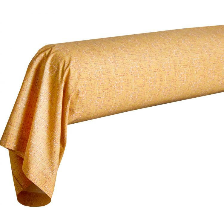 CAMOUFLAGE - Taie de traversin en Coton Jaune 190 cm