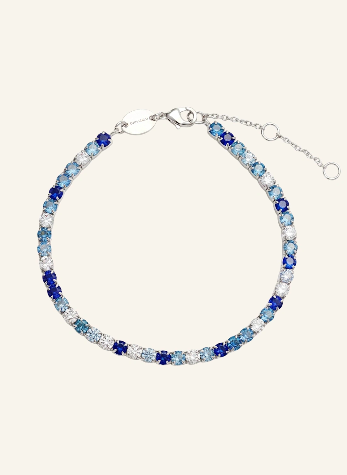 OHH LUILU Armbänder TENNIS BLUE GRADIENT by GLAMBOU