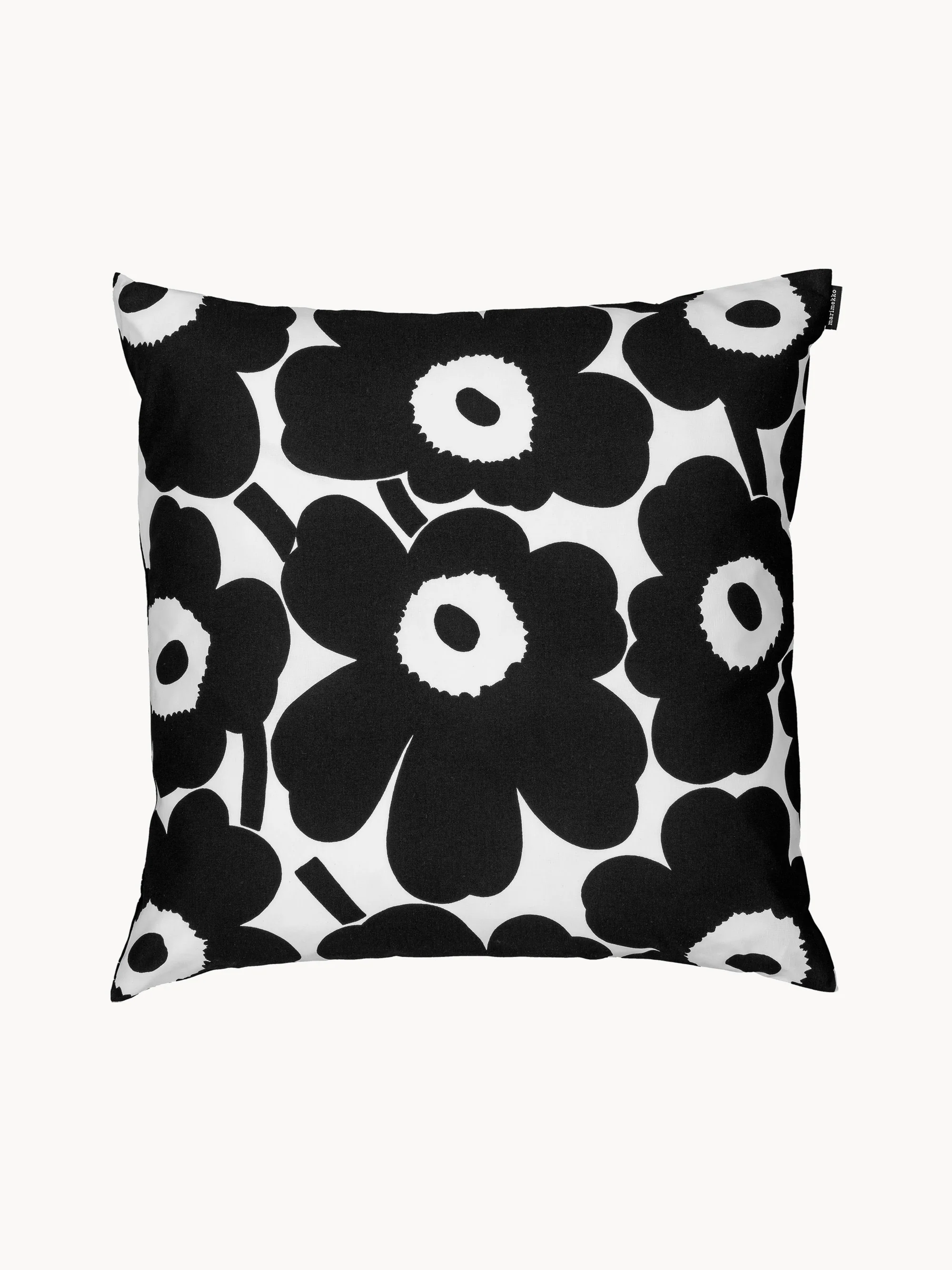 Baumwoll-Kissenhülle Pieni mit Blumen-Print