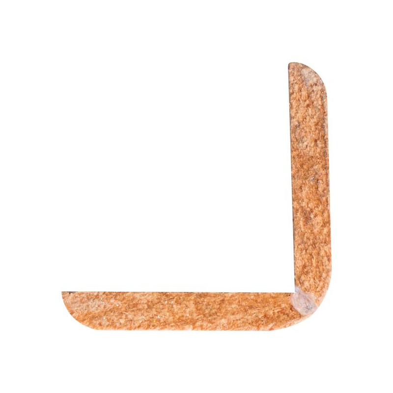 Cornière d'angle en meranti 270 x 2,7 x 2,7 cm