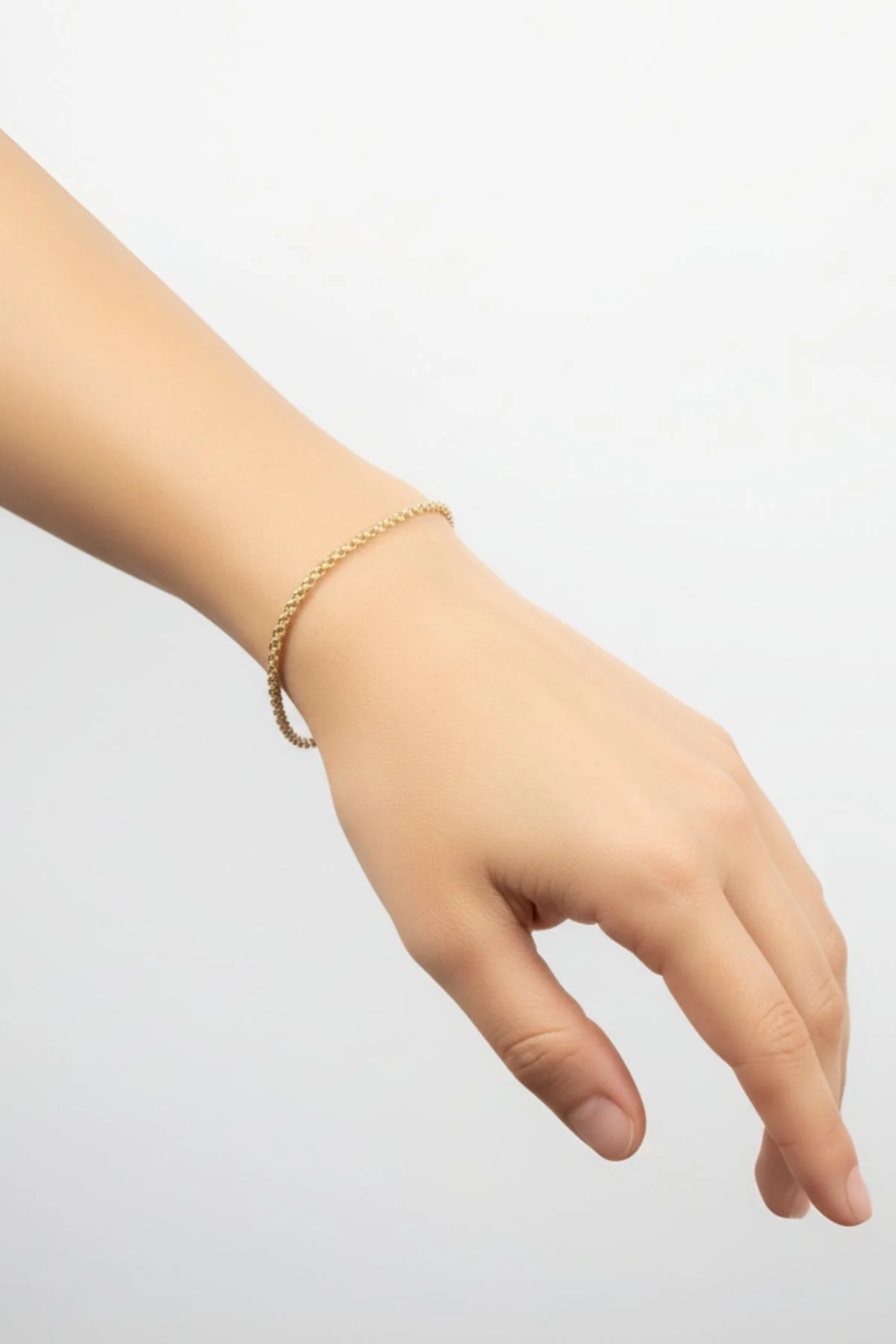 Gold Rope Chain Bracelet