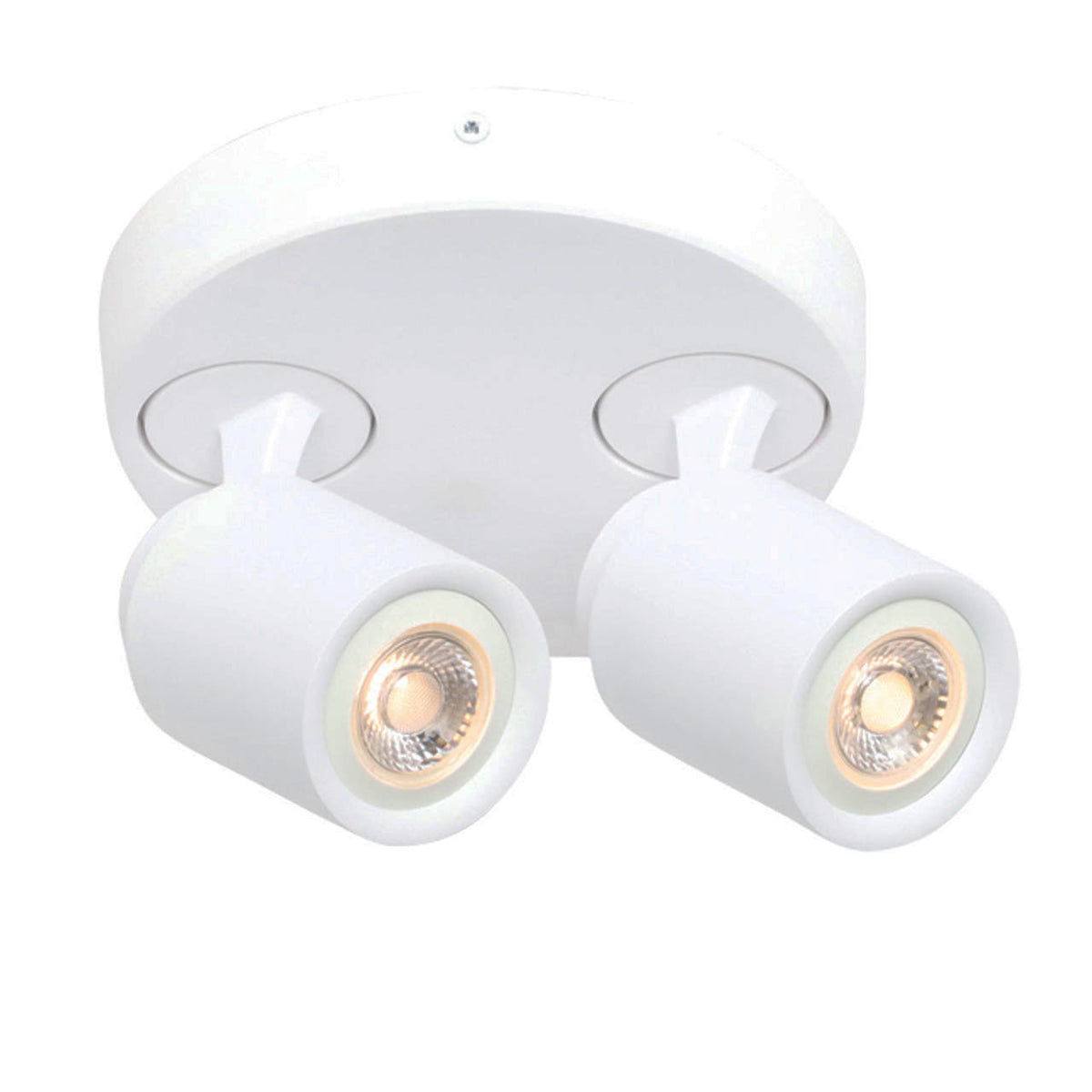 Freelight spot Razza - 2 lichts - 17 x 14  cm - wit