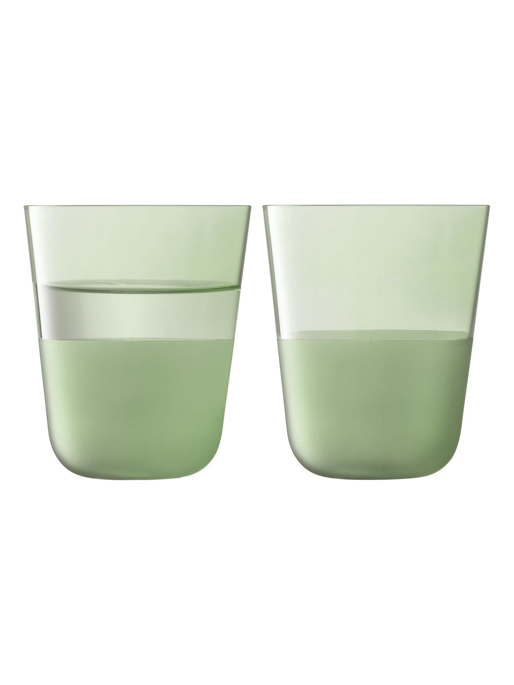 LSA International Set of 2 Mossset Arc Contrast Tumblers 380ml