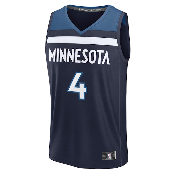 Rob Dillingham Minnesota Timberwolves  Fast Break Replica Jersey - Navy - Icon Edition
