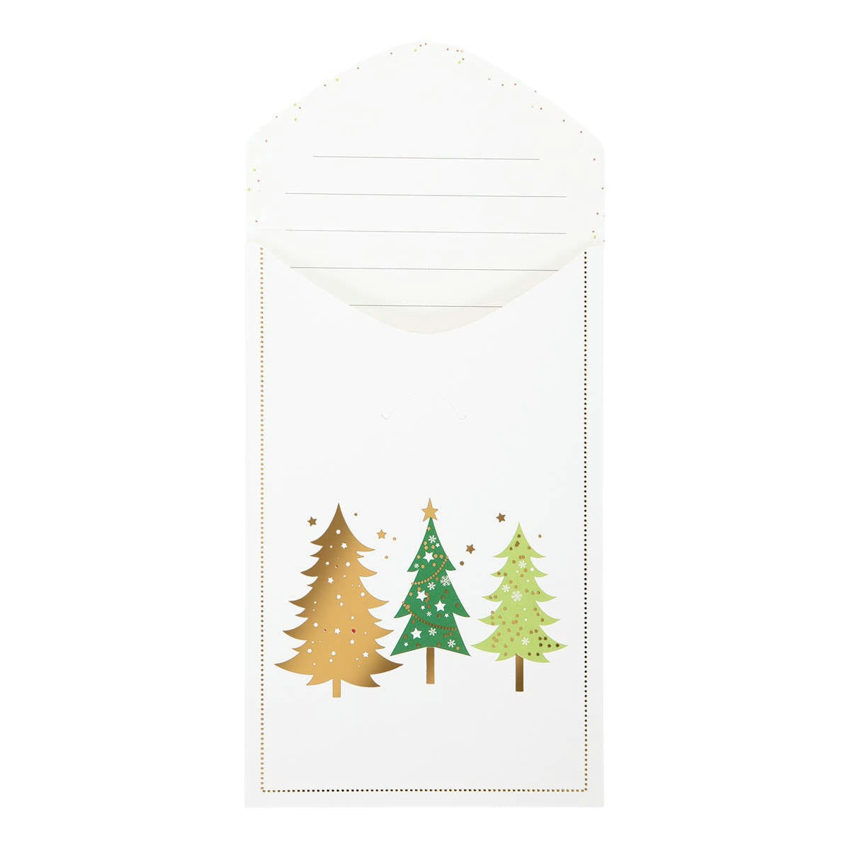 - Carte De Vœux Surprise Trio Sapins