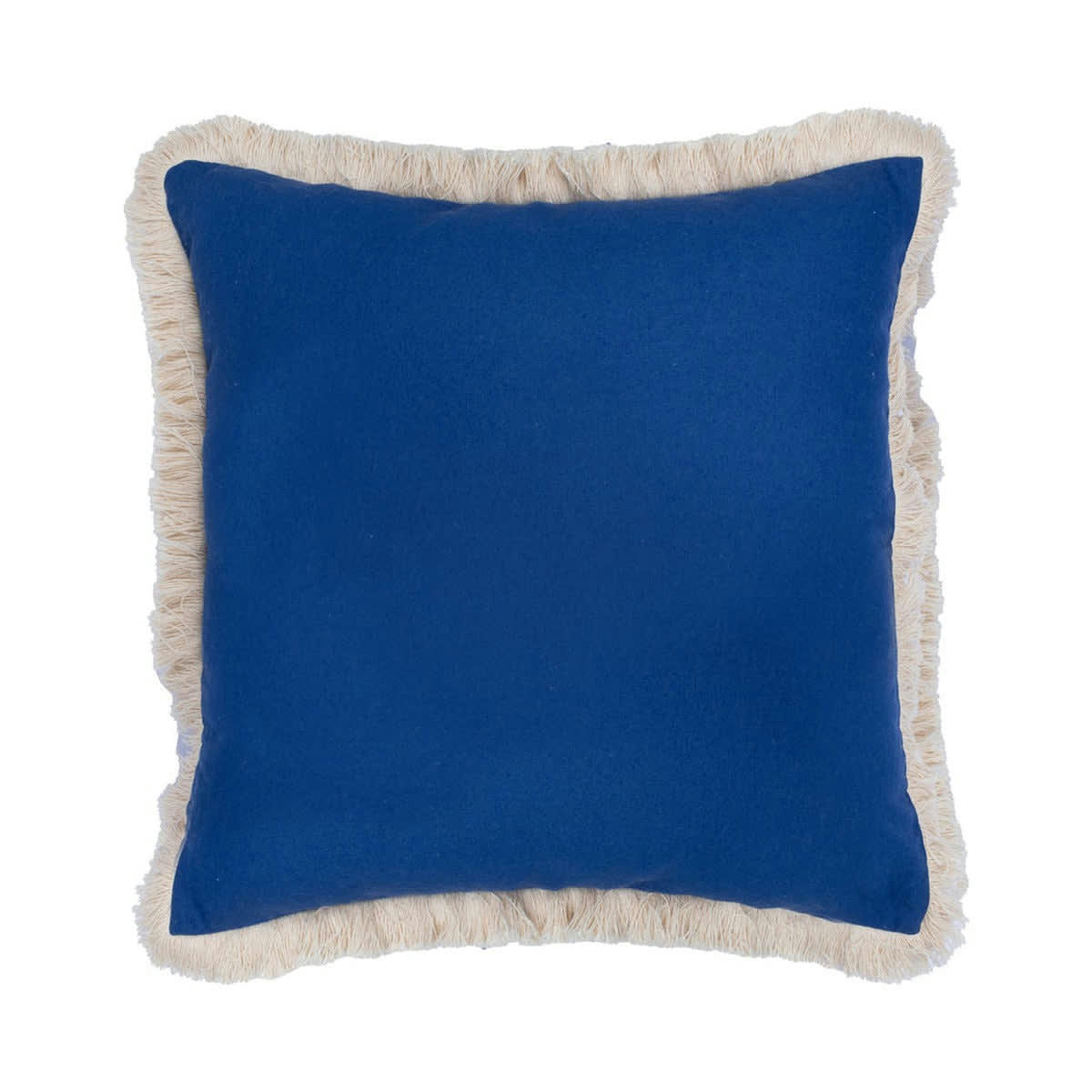 BUDAPEST - Housse de coussin coton  50x50 indigo