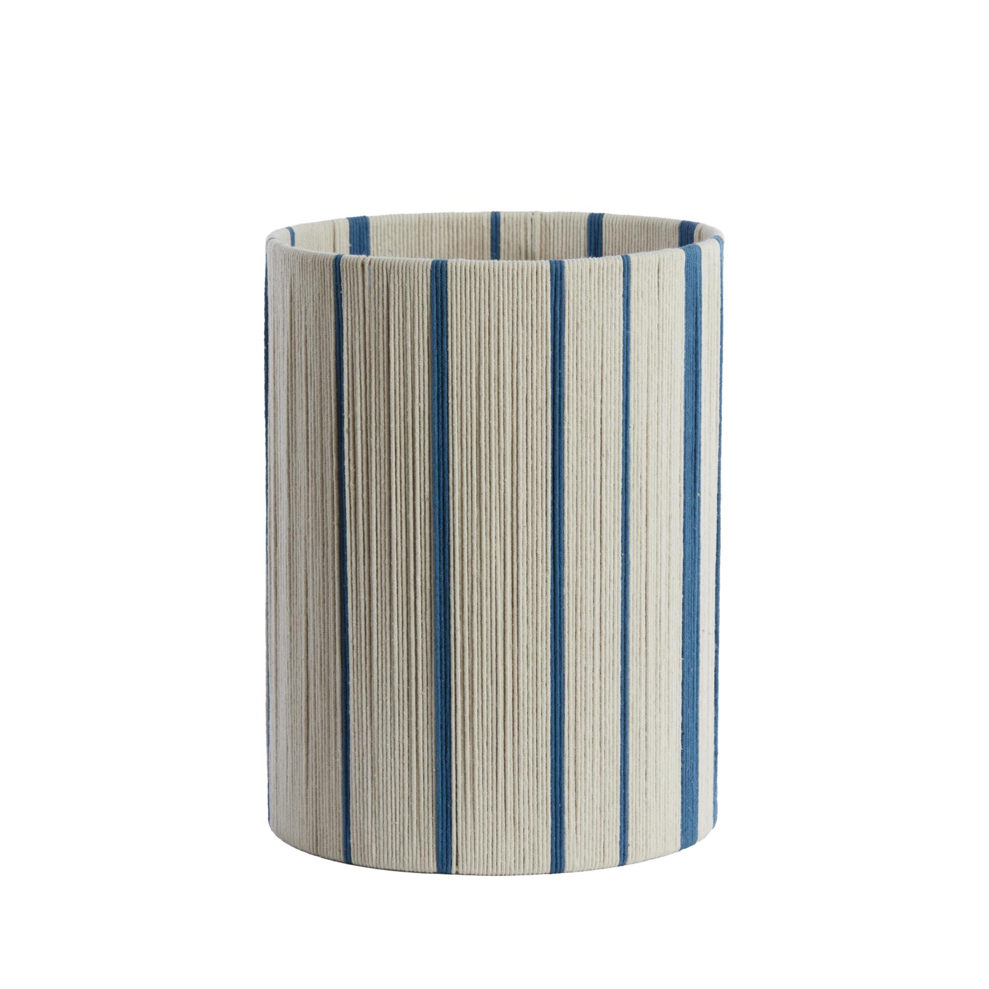 Light & Living lampenkap Medan - blauw - 30x30x40cm
