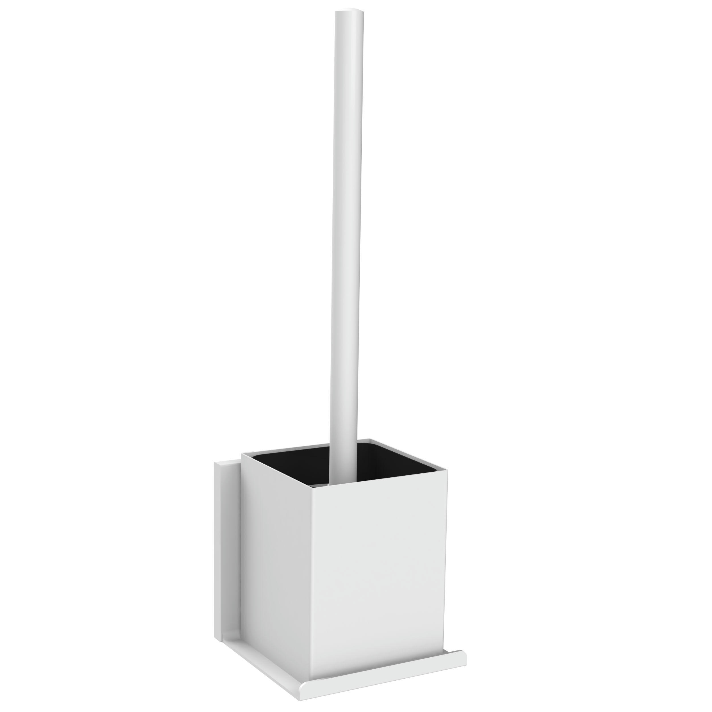 LOFT-GAME - Brosse wc en alu laqué blanc