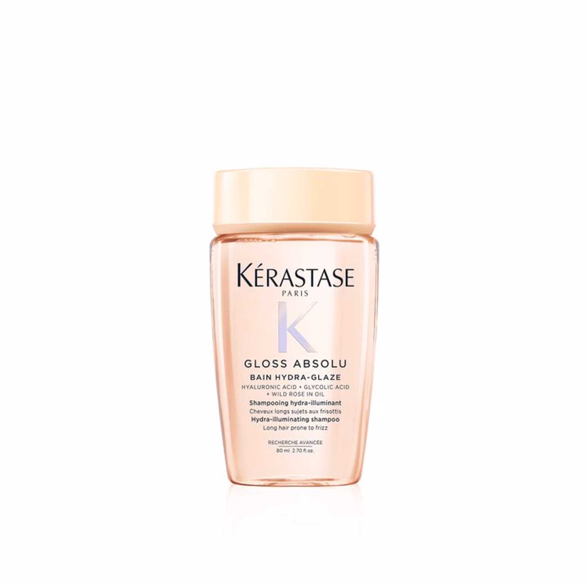 GLOSS ABSOLUShampoing hydra-illuminant pour cheveux longs sujets aux frisottis