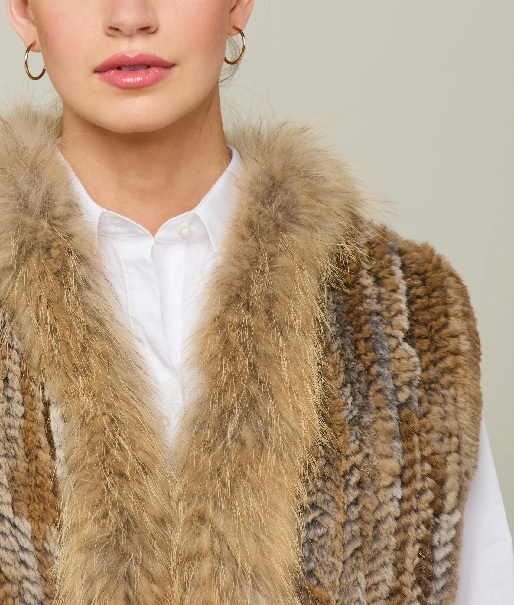 Elysian Fur Vest - Natural