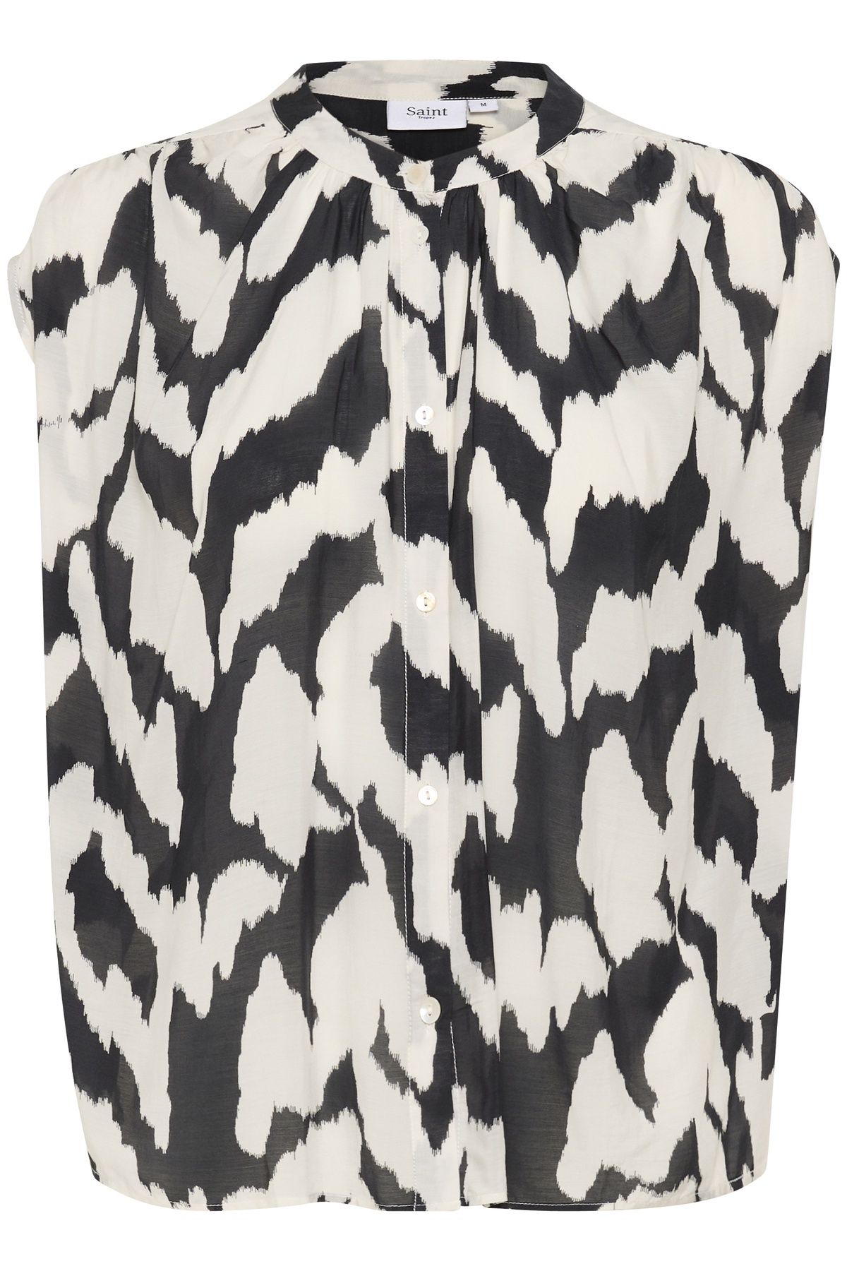 Saint Tropez KelsieSZ Sleeveless High Neck Shirt