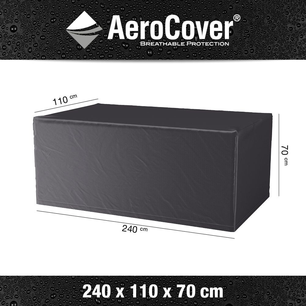 Ruma AeroCover Garden Table Waterproof Polyester Outdoor Cover W240xD110xH70cm