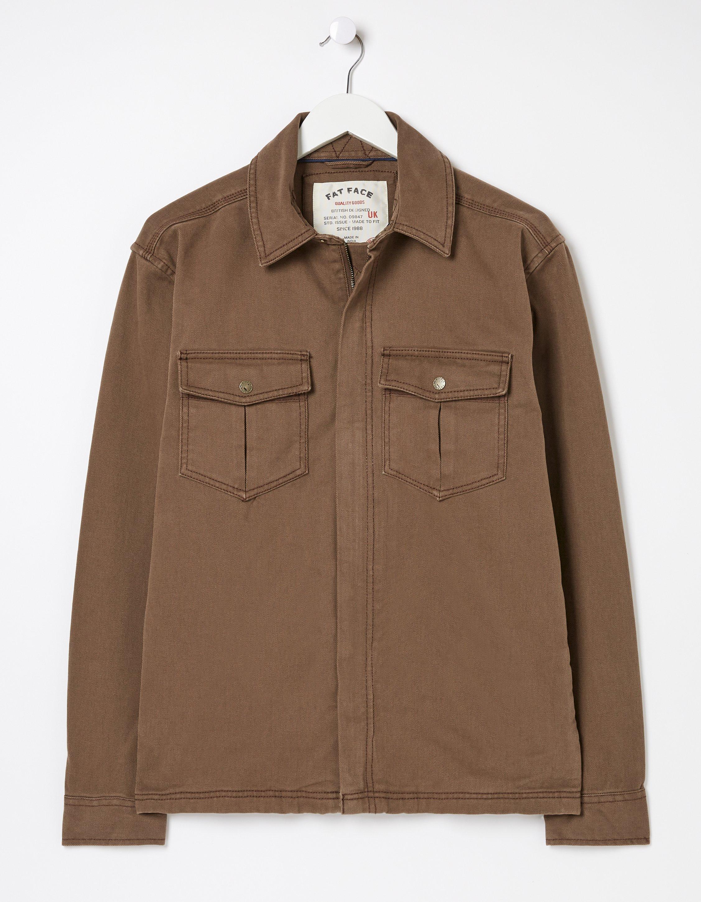 Bowd Zip Front Overshirt