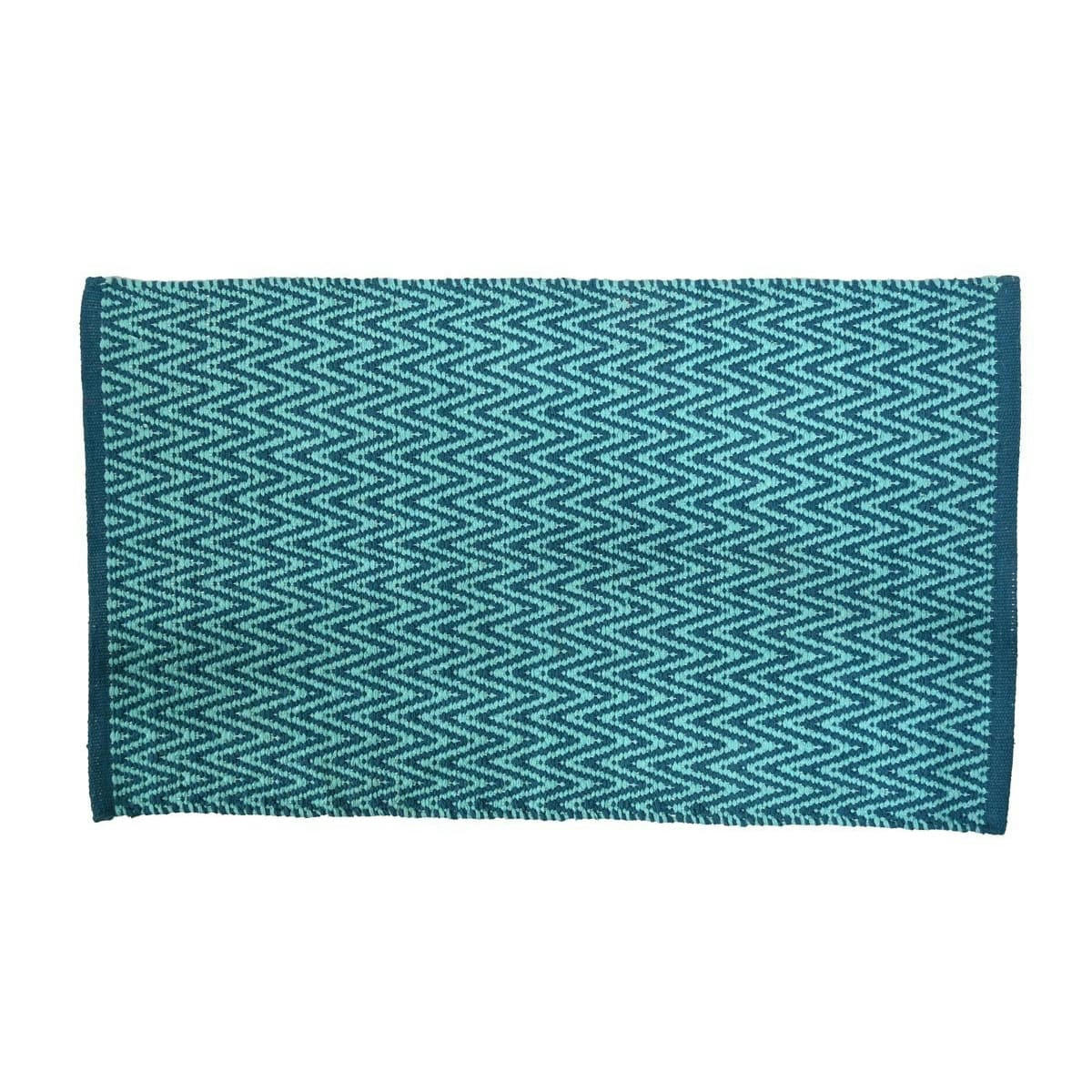LOZENGA - Tapis d'intérieur antidérapant Petrol 140x200 cm