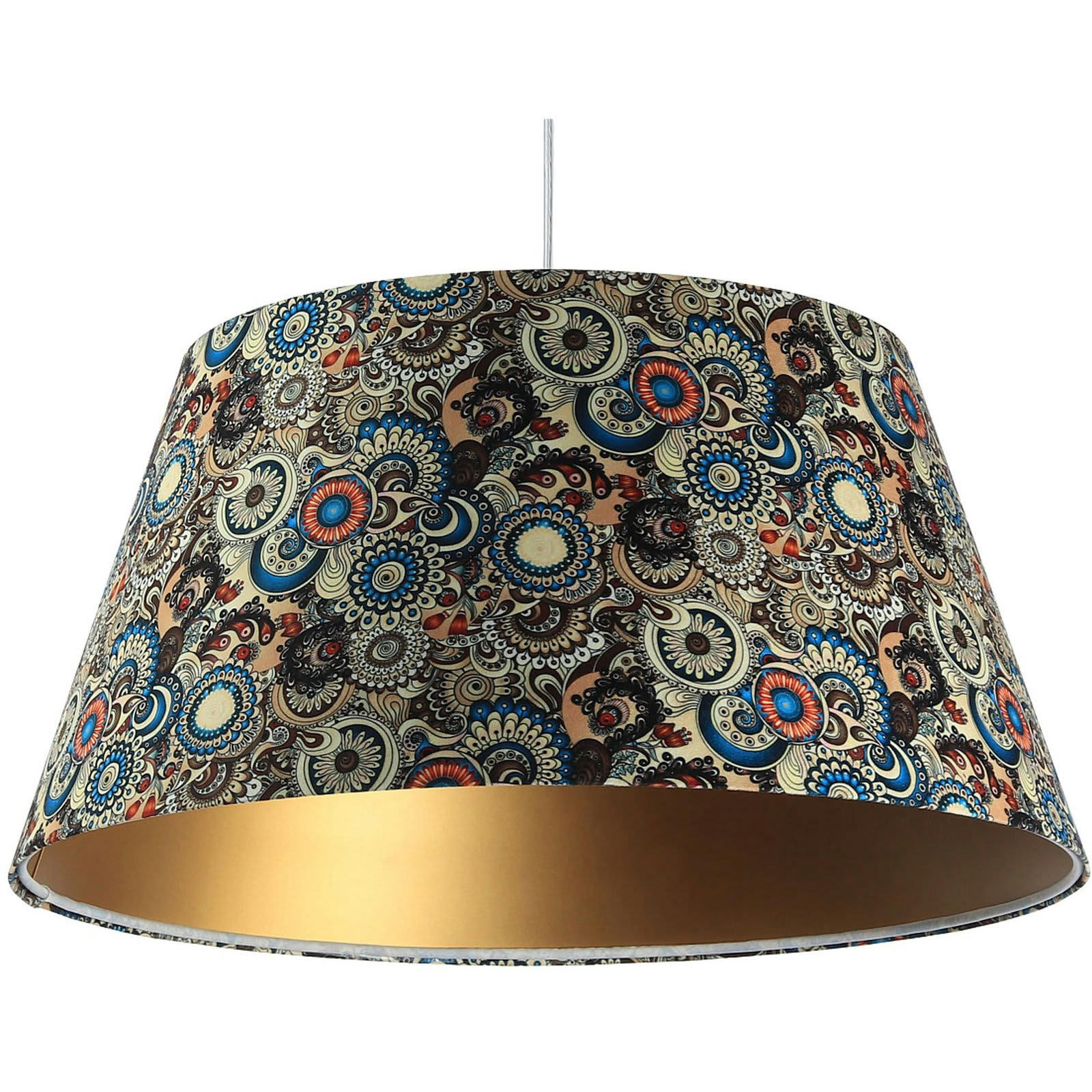 BIG BELL - Suspension Tissu Multicolore 50x50x27 cm