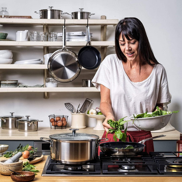 KitchenAid Patelnia Stainless Steel z powłoką nieprzywierającą 20cm