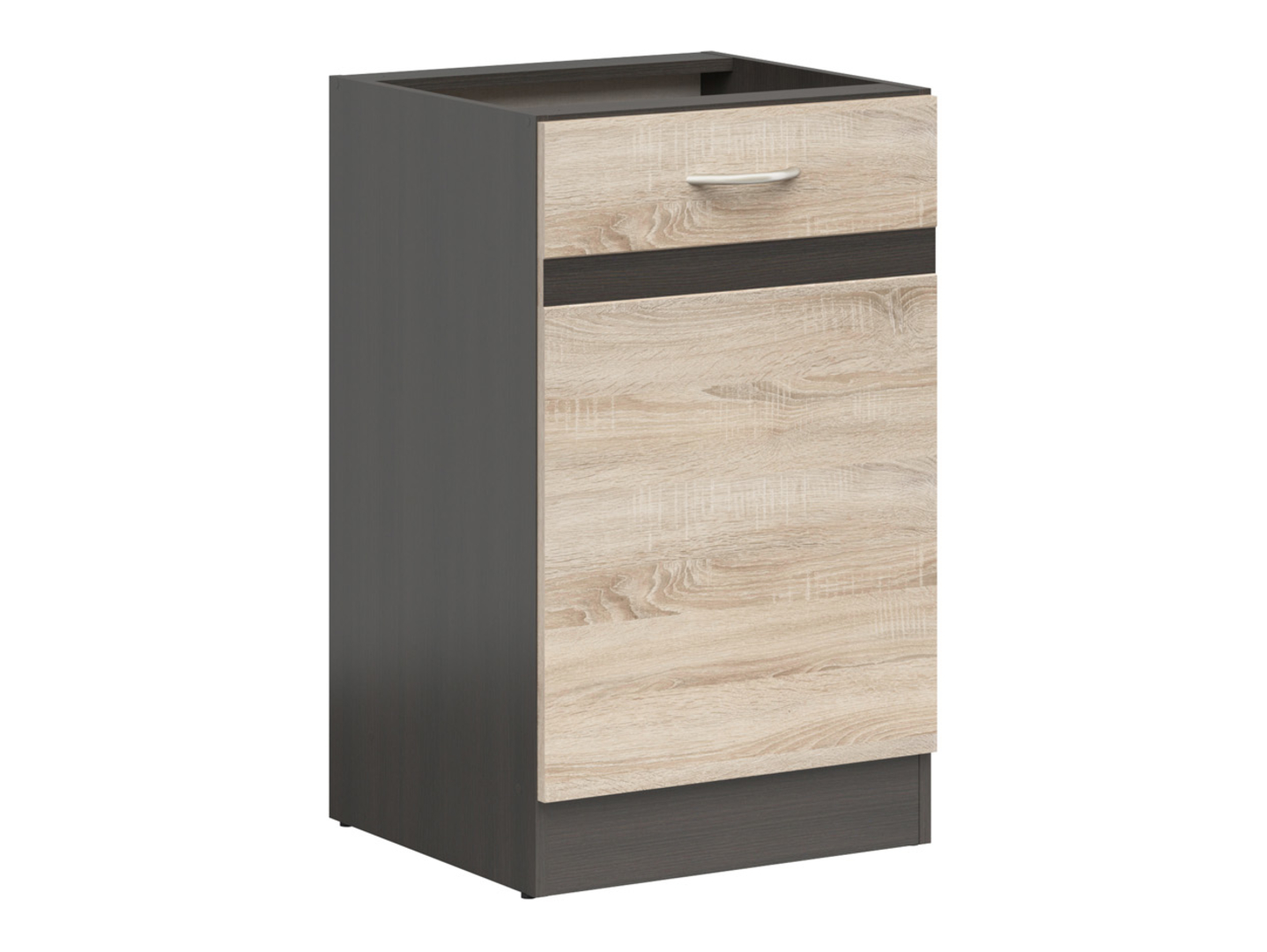 Szafka kuchenna dolna Junona Line 50 cm lewa dąb sonoma