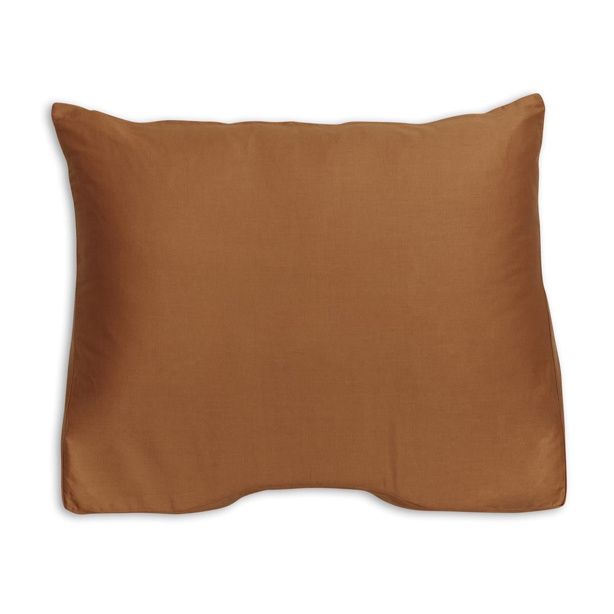 Silvana Support - Katoensatijn Kussensloop Schoudercontour voor kussen Groen - 60 x 60/70 cm - Terra