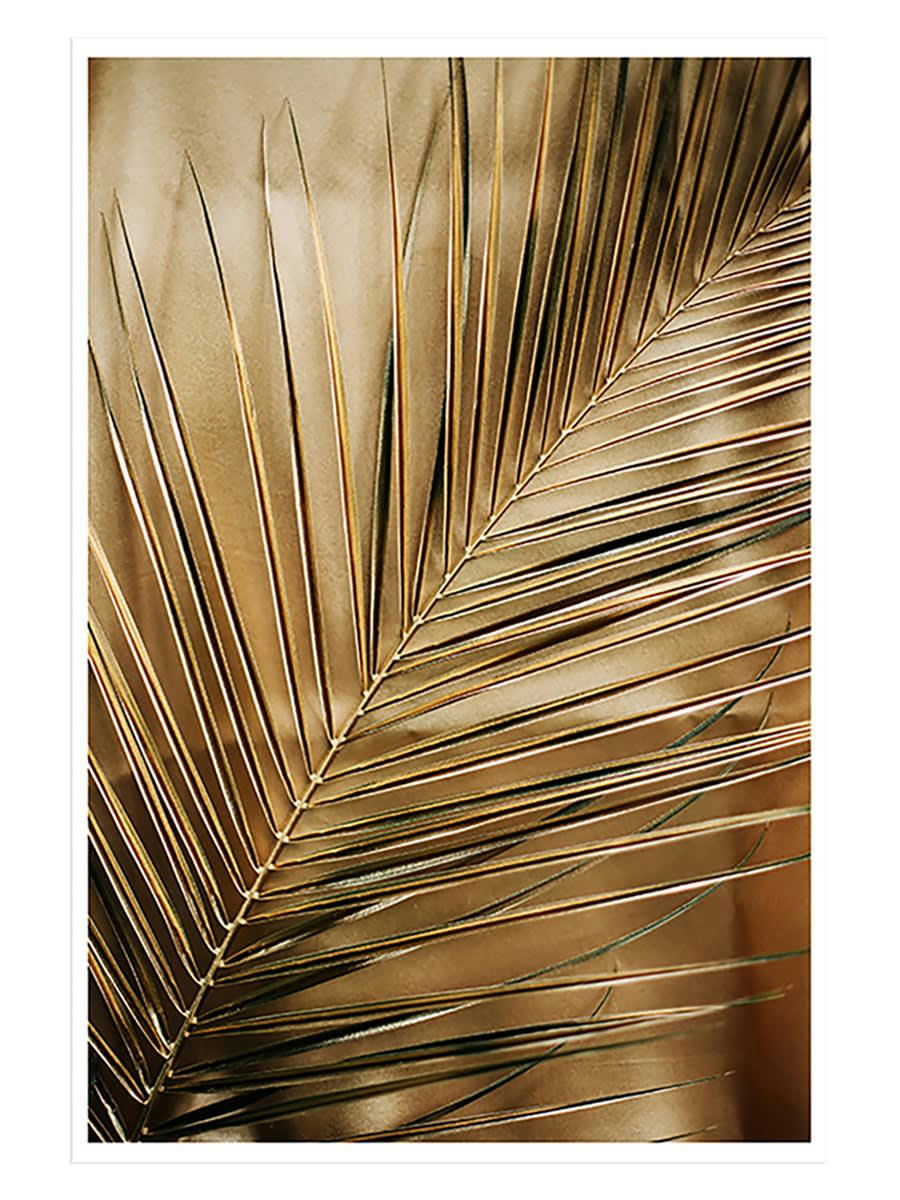 - Affiche deco golden palm sans cadre 40x60cm
