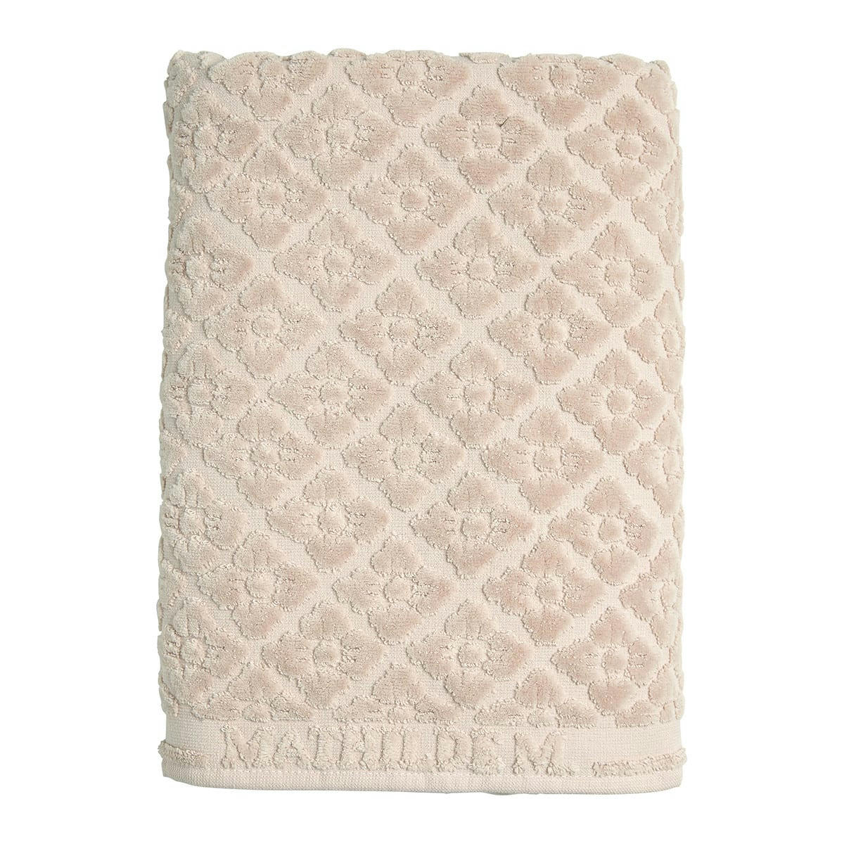 Douceur Florale - Serviette de bain rose