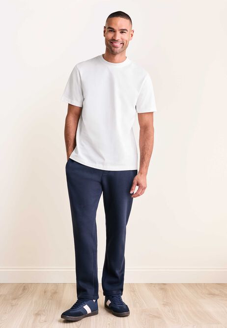 Mens Navy Straight Leg Jogger