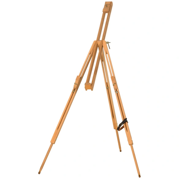 Staffelei, klappbar, höhenverstellbar, naturfarben