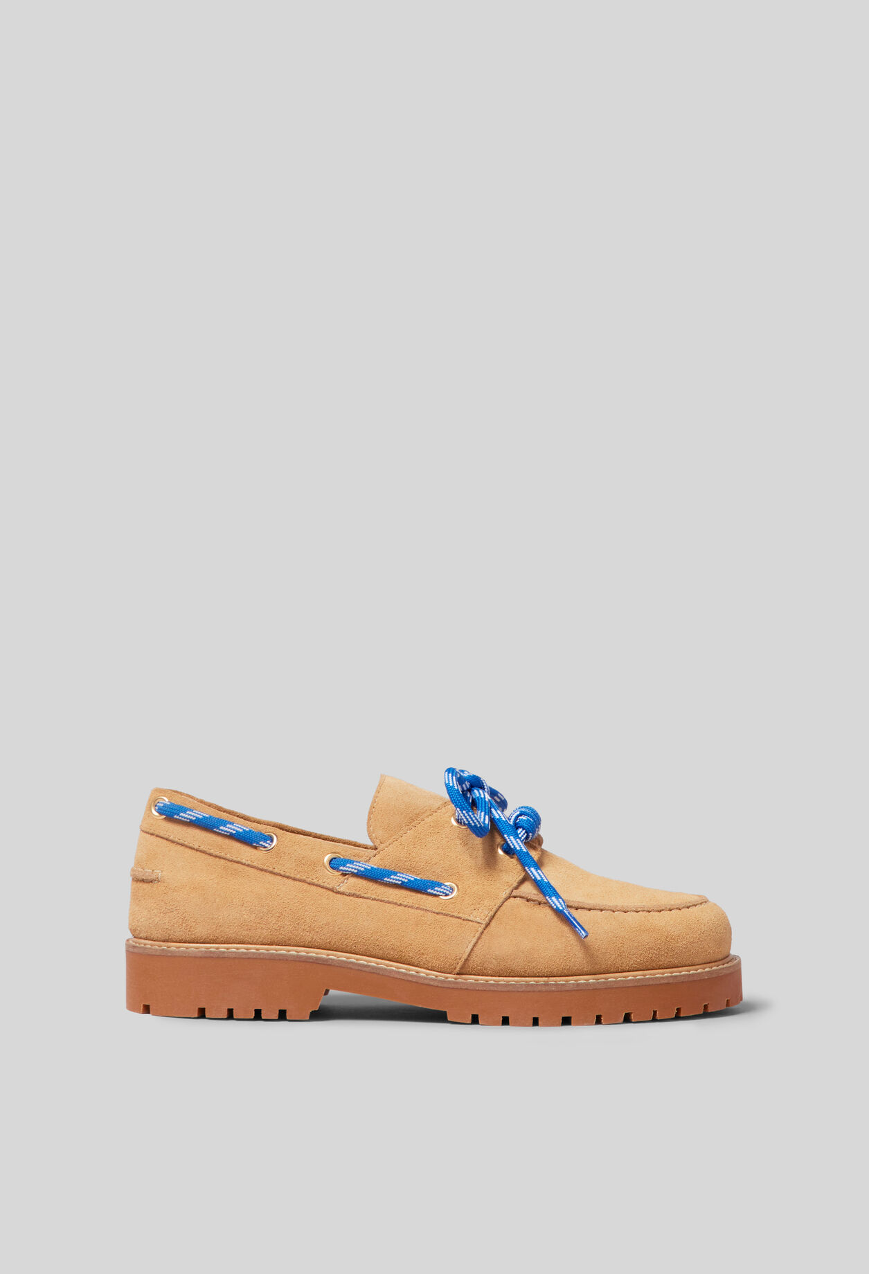 Chaussures belem bateau cuir suédé