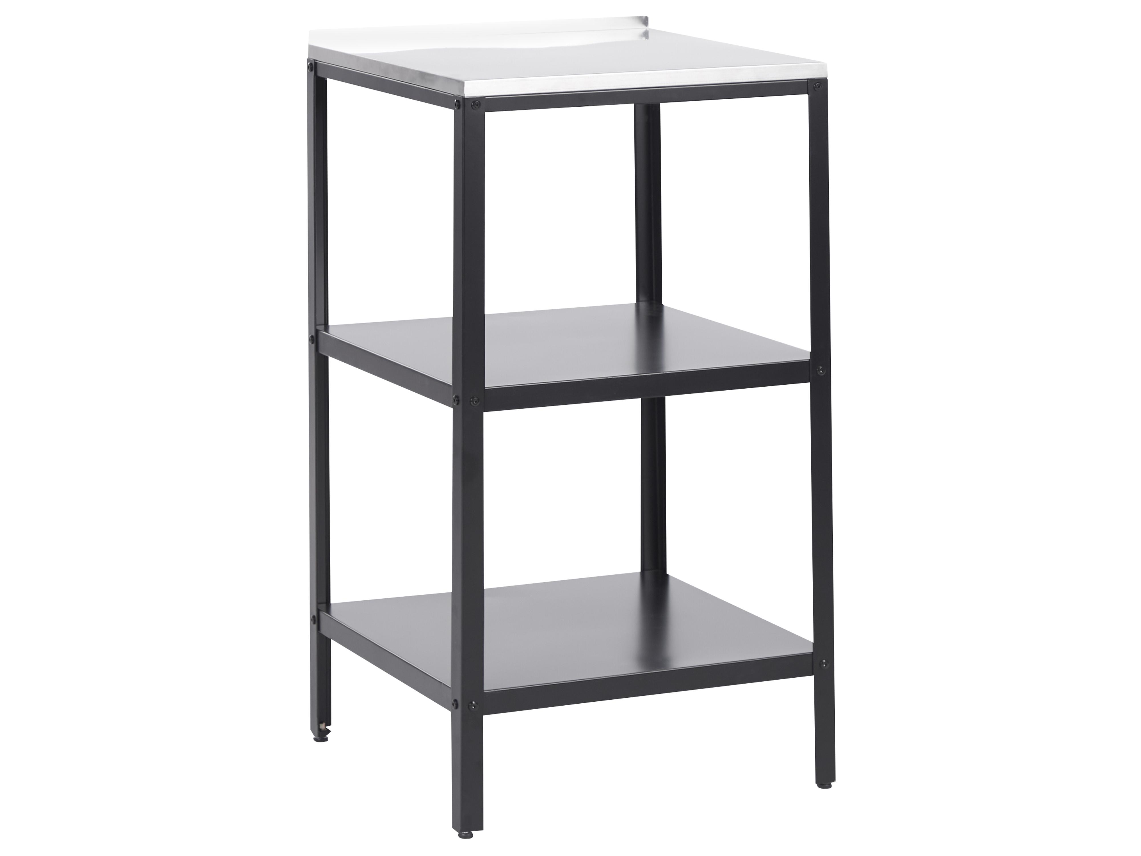 Outdoor Kitchen Cabinet VILAMA Metal Black