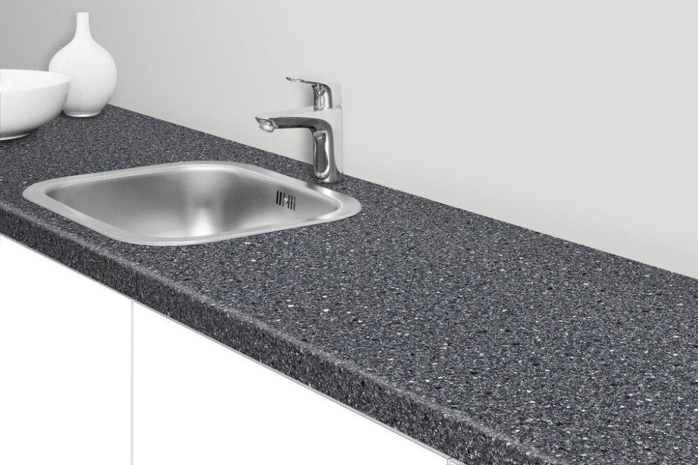 KANTBÅND RESOPAL TIL LAMINAT BENKEPLATE BLACK GRANITE BASIC