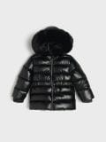 Pikowana kurtka puffer z kapturem