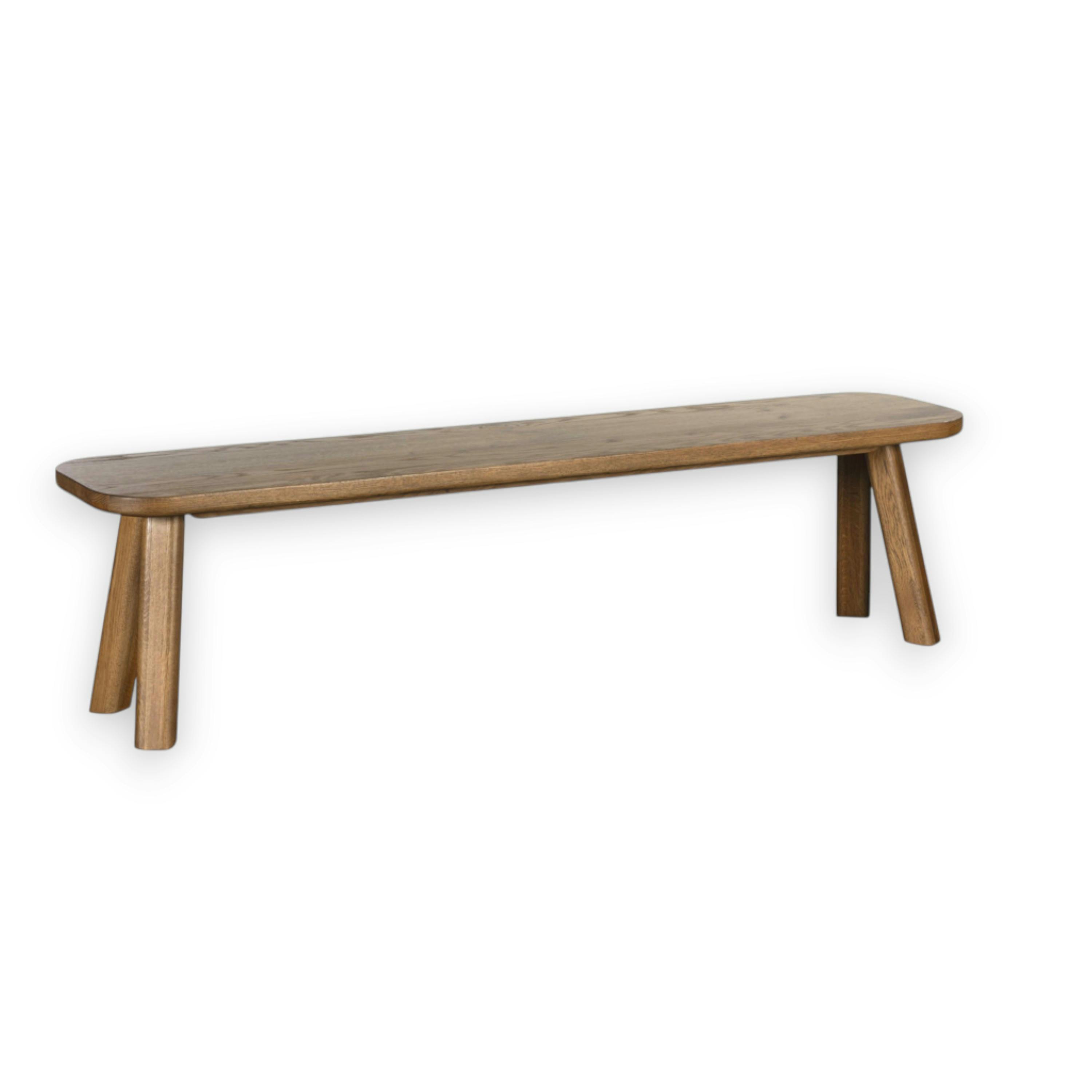 Banc de table en bois de chêne 220 cm KYOTO