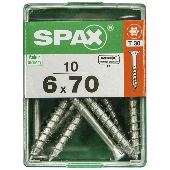 Universalschraube, T-STAR plus, 10 Stk., 6 x 70 mm