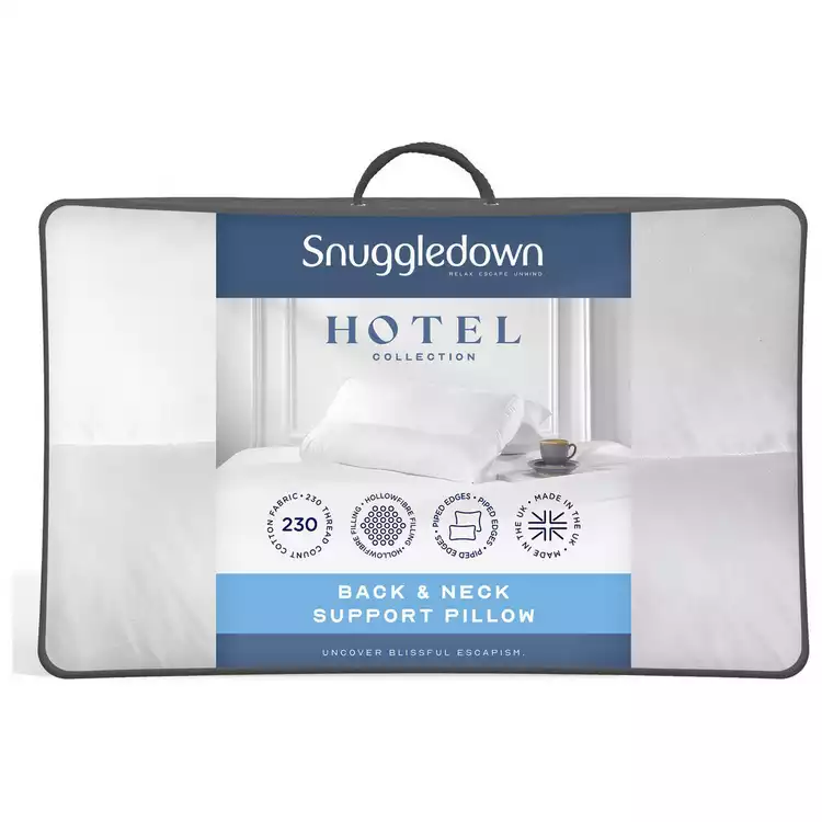 Snuggledown Hotel Collection Back & Neck Support Pillow