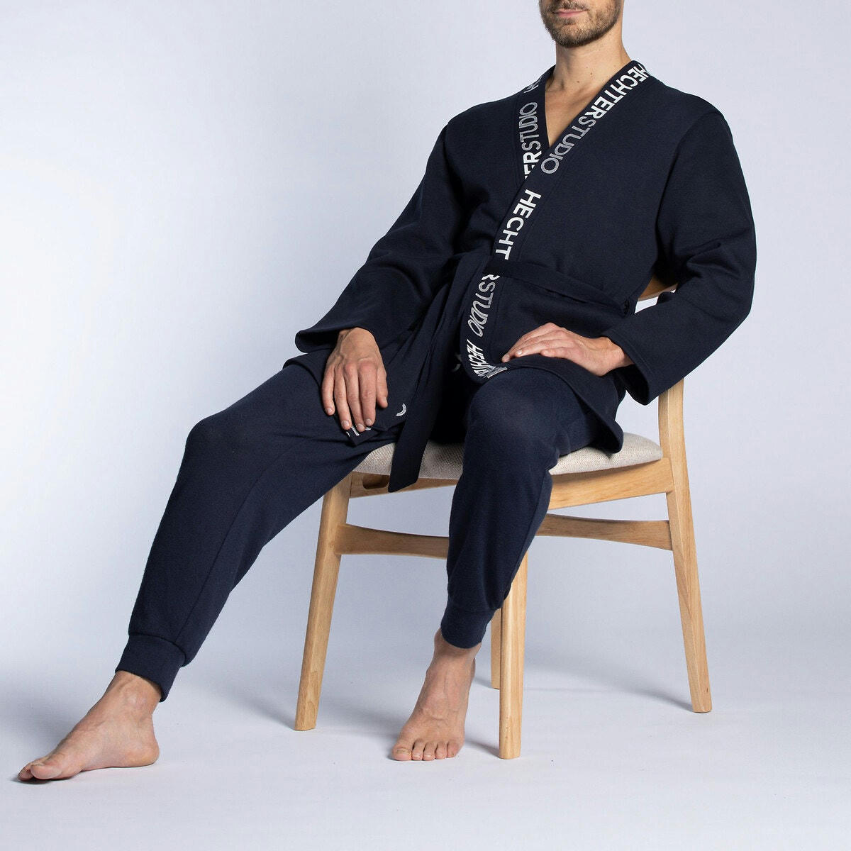 Robe de chambre en molleton gratté