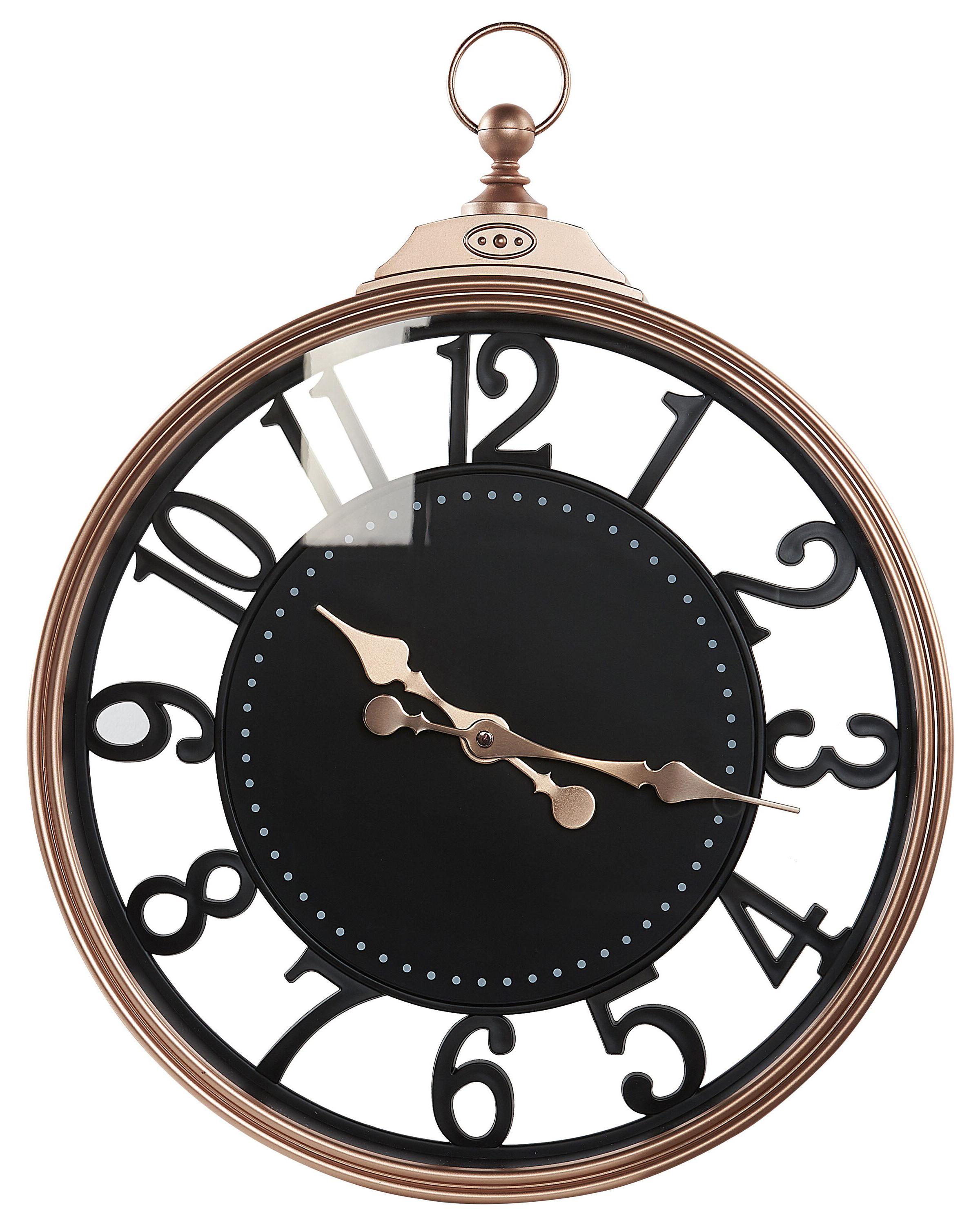Wall Clock ALLOZA 44 cm Black