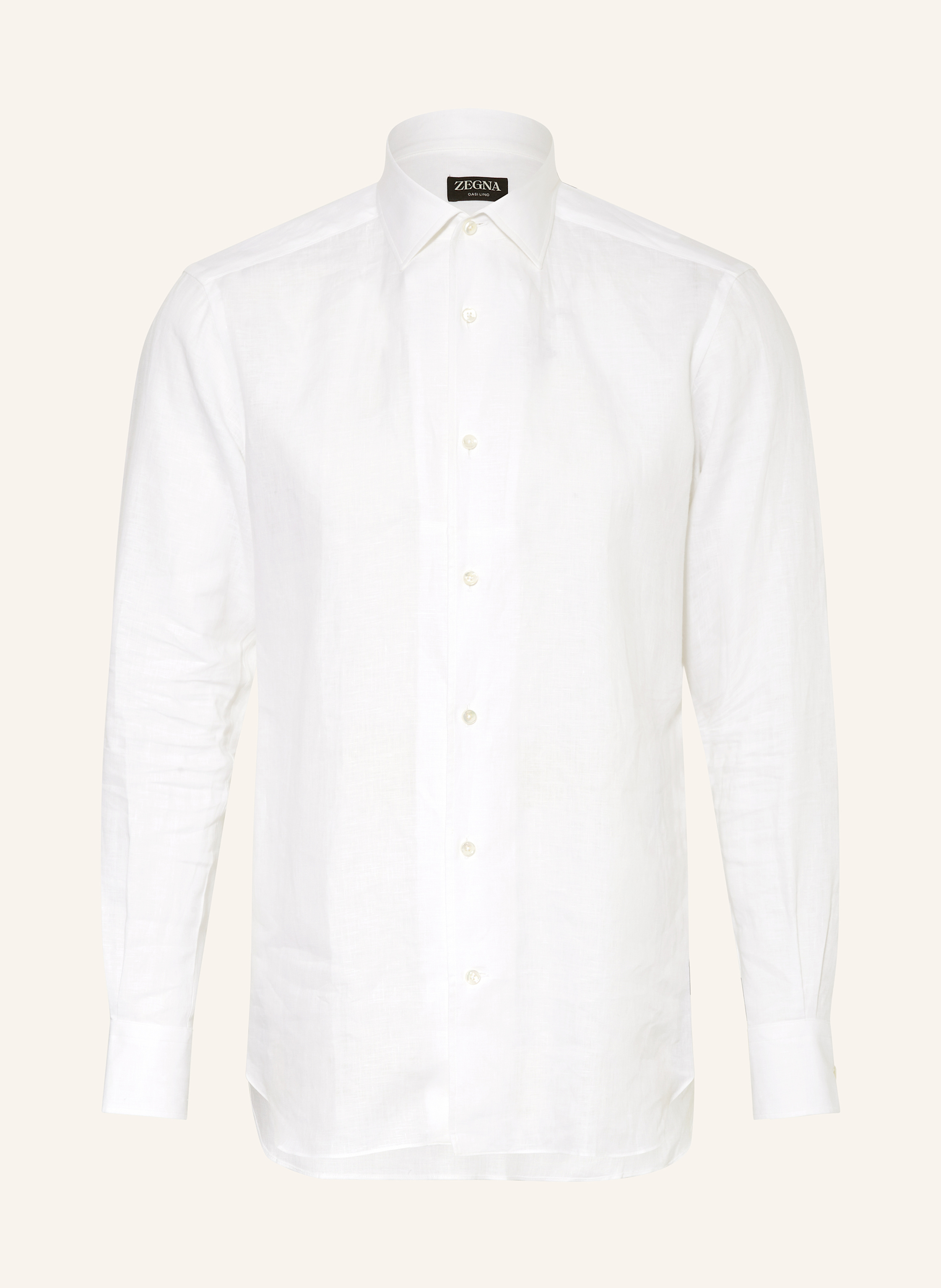 ZEGNA Leinenhemd Regular Fit