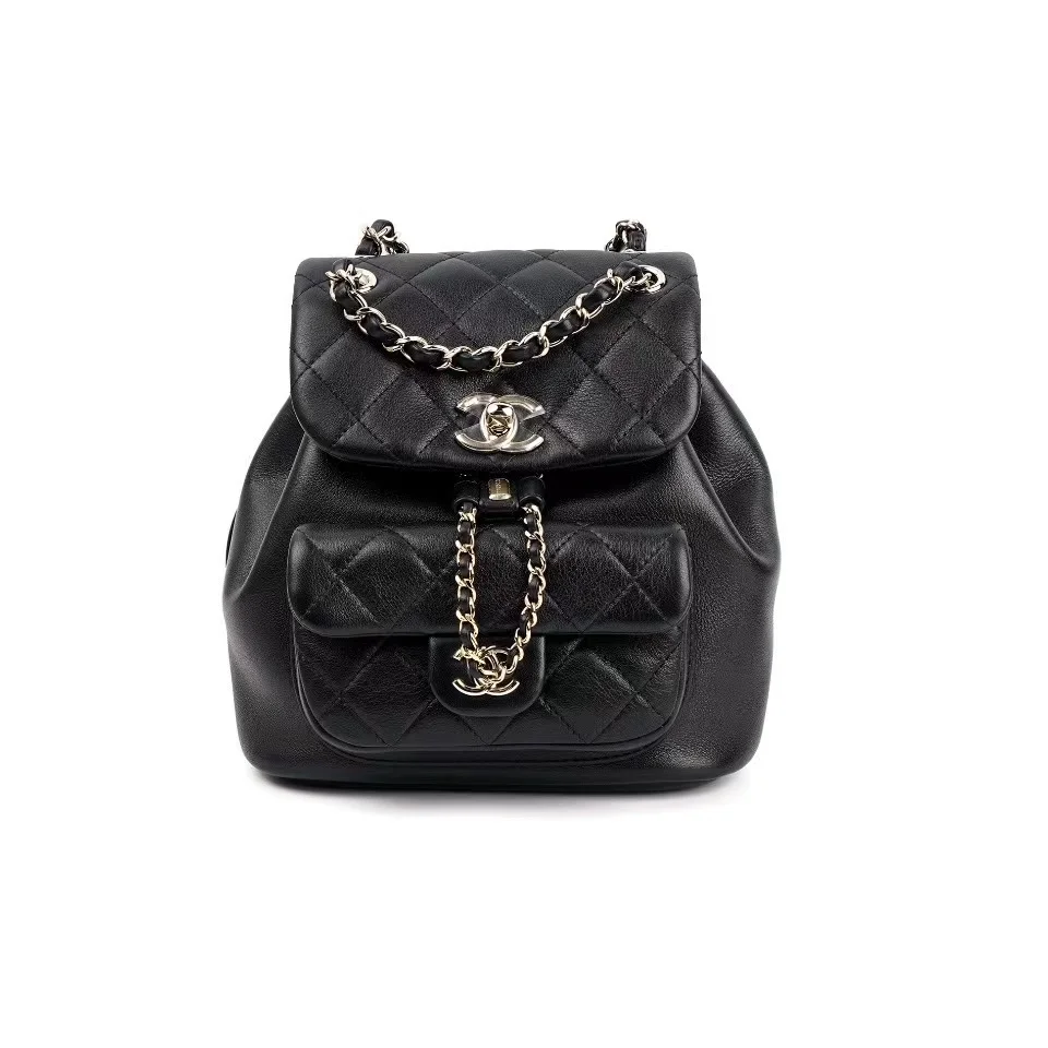 Chanel  Duma A Plaid Backpack  Bag