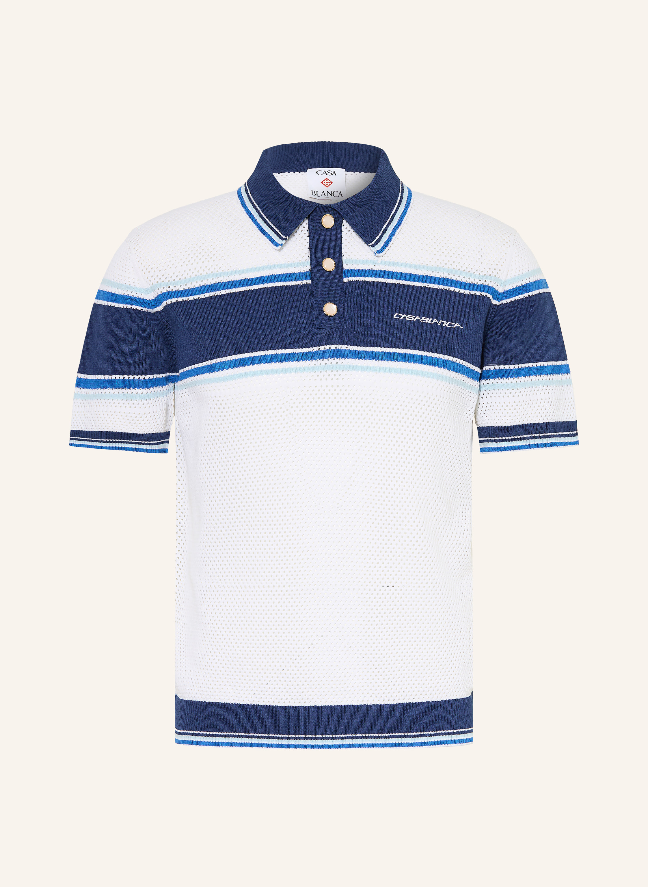 Casablanca Strick-Poloshirt