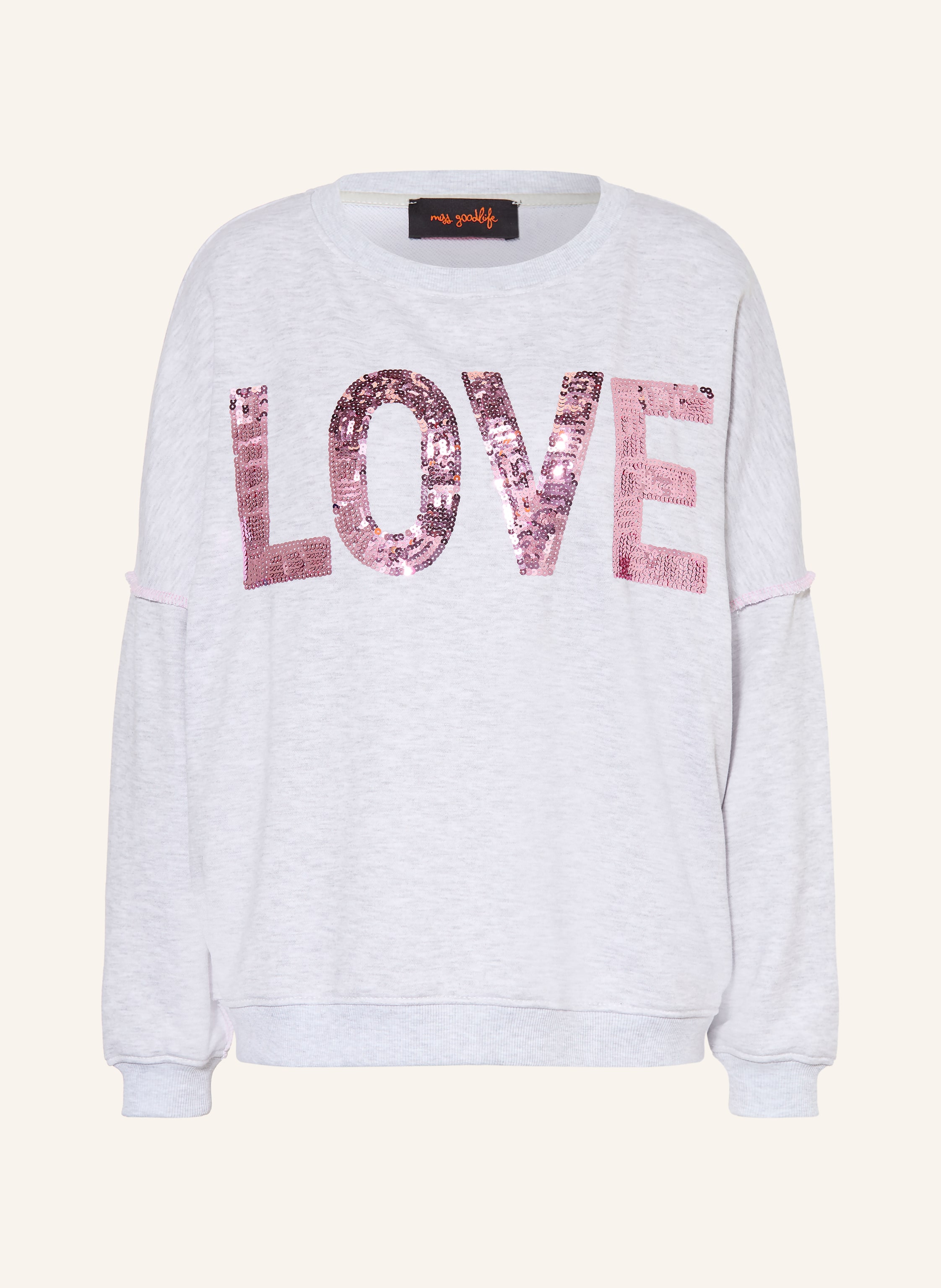 miss goodlife Sweatshirt mit Pailletten
