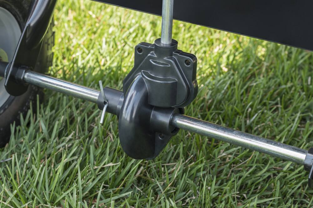 Agri Fab Tow Behind Broadcast Spreader for Lawn Tractors with Tires, 10-in, 85-lb