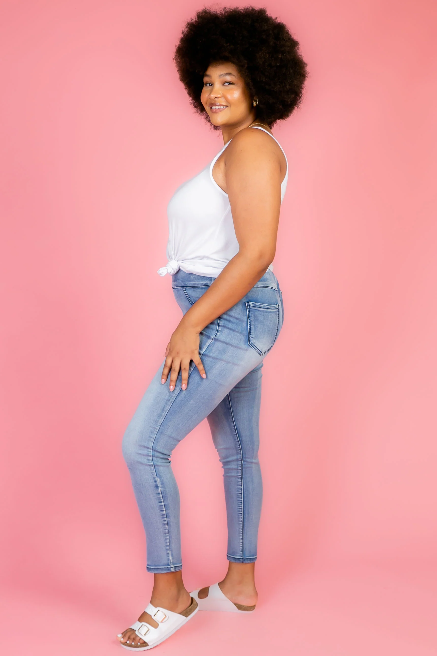 Crew Pull on Jeans